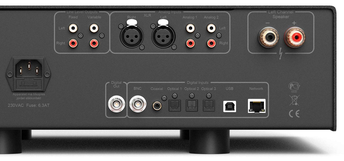 HEGEL H390 INTEGRATED AMPLIFIER WITH DAC AND STREAMING - BLACK